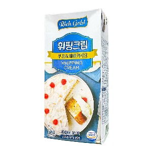 [한정판매] 리치골드 휘핑크림(쿠킹,베이커리용)-1kg